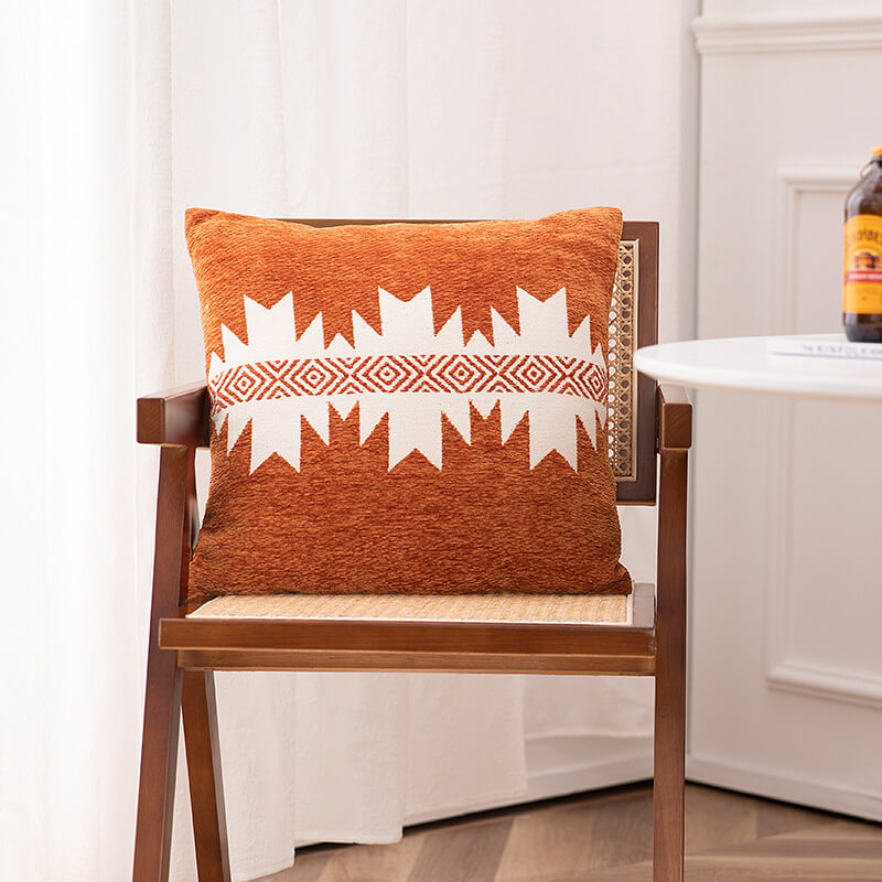 Geometric Pattern Throw Pillow Cover