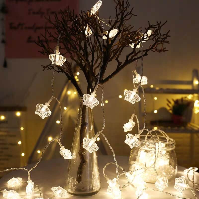LED Crown String Lights