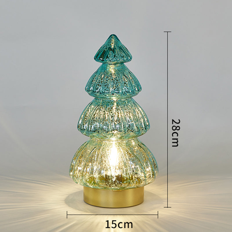 Romantic Christmas Glass Night Lamp