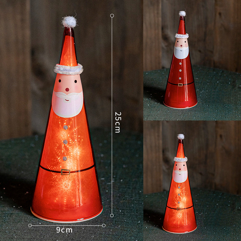 Santa Glass Night Lamp