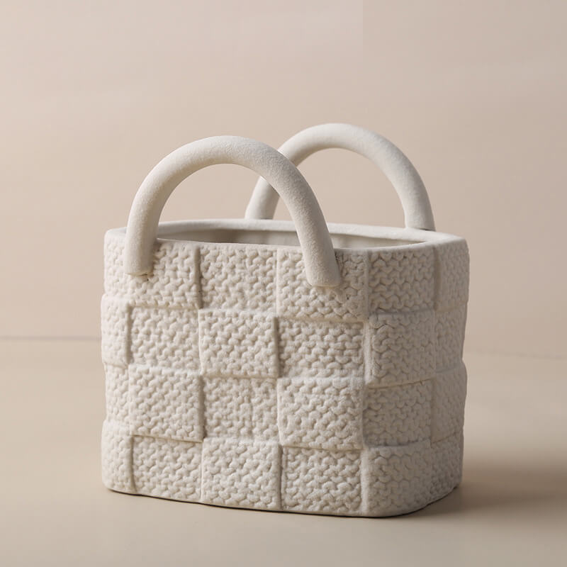 Spring Handbag Ceramic Vase