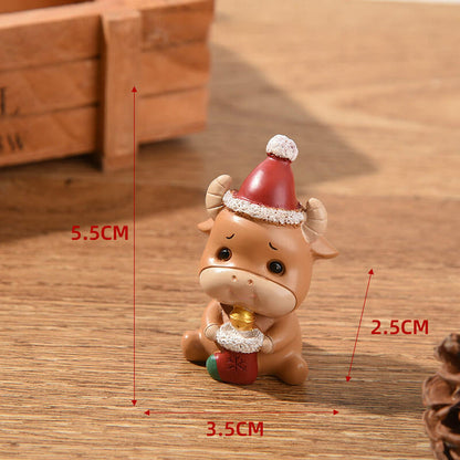 Christmas Miniature Animal Ornaments