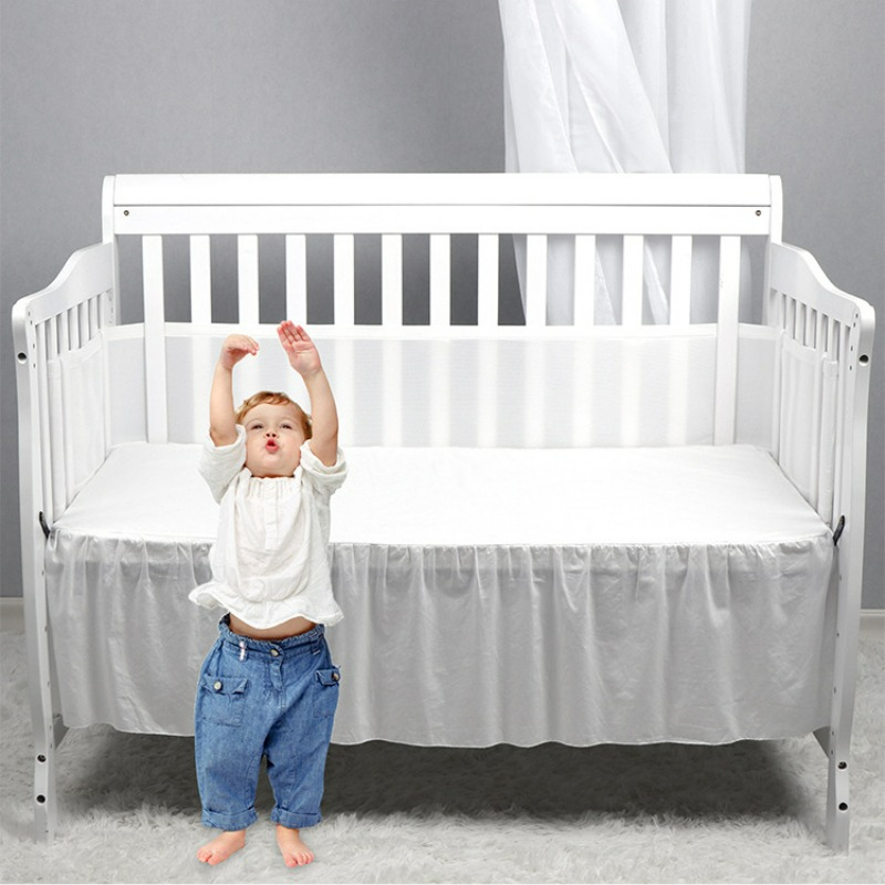 Crib Guards Baby Anti-collision Bed Fence Breathable Removable And Washable Crib Bumper