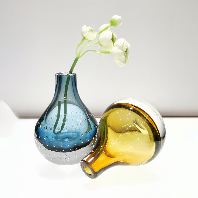Amber Creative Glass Vase