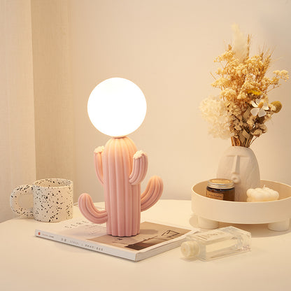 Cactus Resin Table Lamp