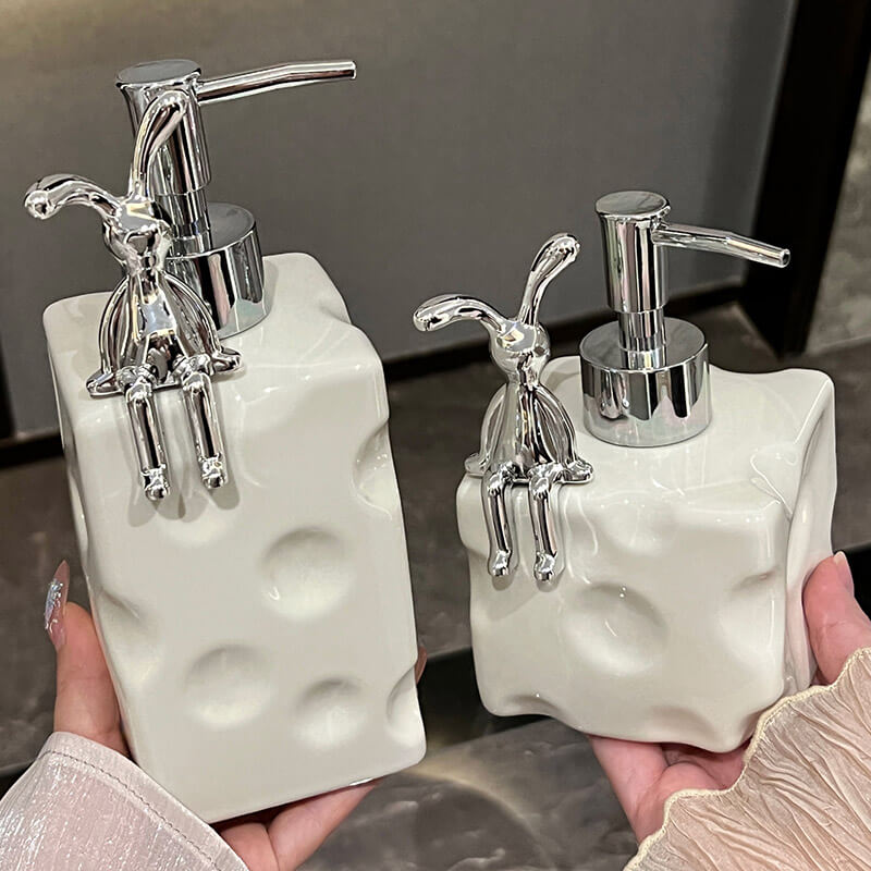 Ceramic Cheese Lotion Bottle