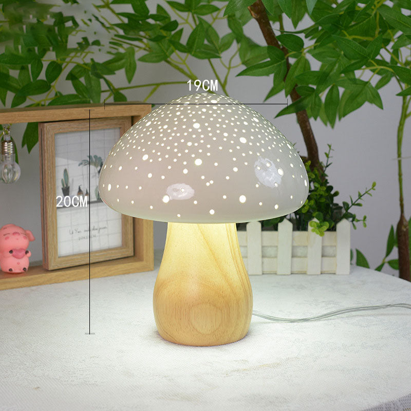 MOREUSHOP | Ceramic Mushroom Table Lamp – Moreushop®