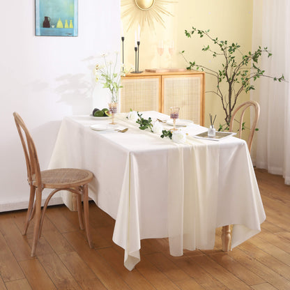 Chiffon Solid Color Table Runner