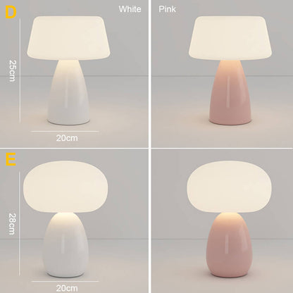 Cream Mushroom Table Lamp