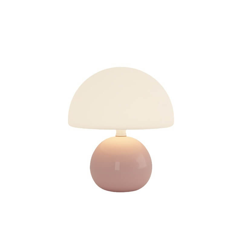 Cream Mushroom Table Lamp