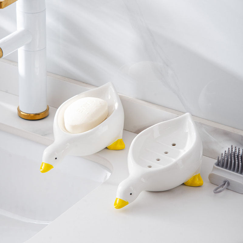 Creative Cute Duck Soap Box