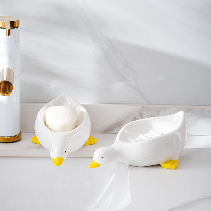 Creative Cute Duck Soap Box