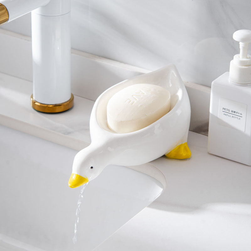 Creative Cute Duck Soap Box