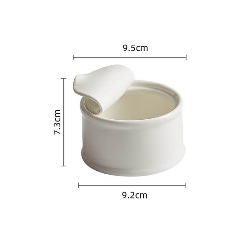 Creative Flip Shape Ceramic Baking Bowl