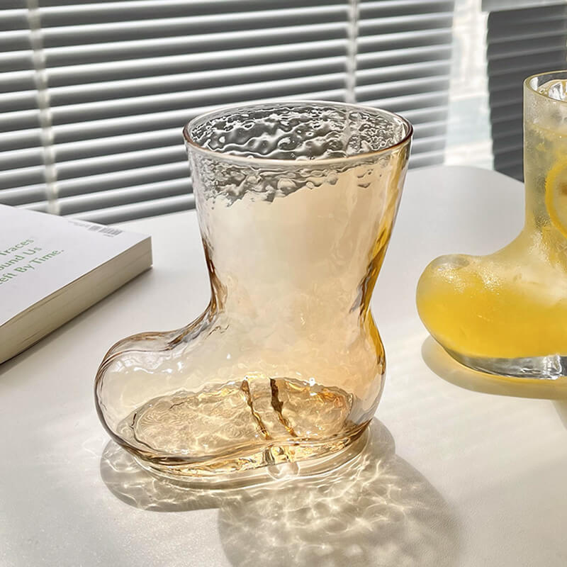 Creative Shoe Shape Glass Cup