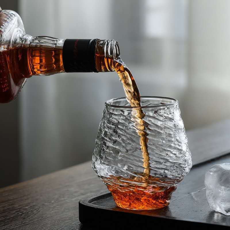 Creative Hammered Glass Cup