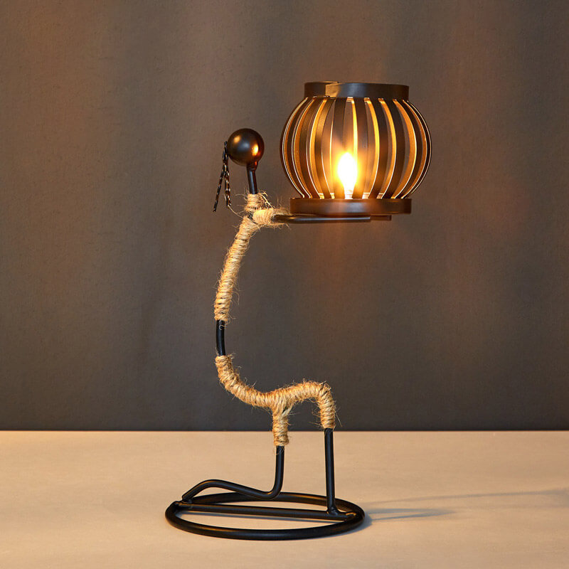 Creative Iron Candle Holder