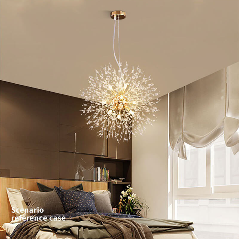 Crystal Dandelion Chandelier