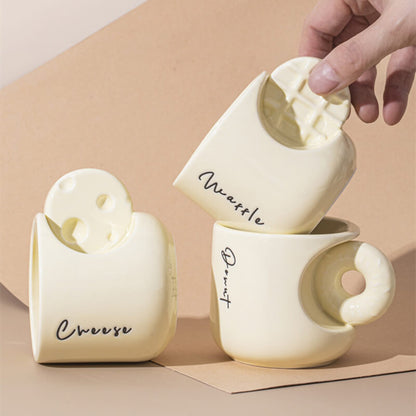 Dessert Handle Ceramic Mug