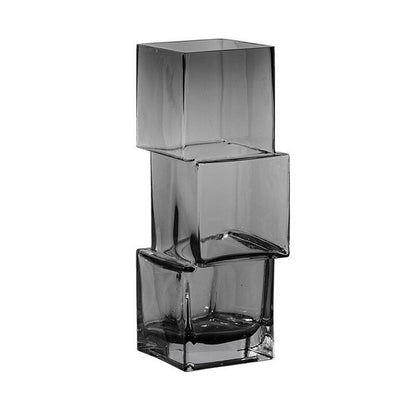 Dislocated Square Glass Vase