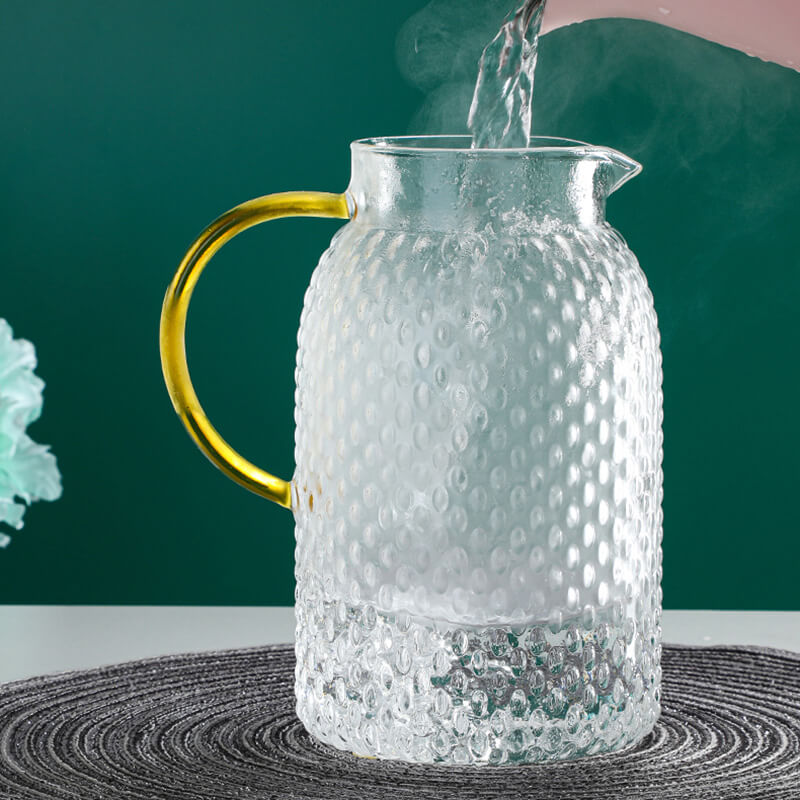 Embossed Glass kettle Set