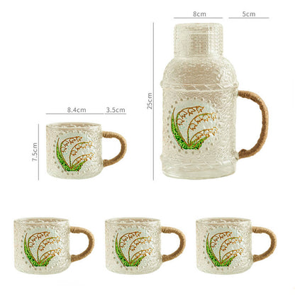 Embossed Print Kettle Set