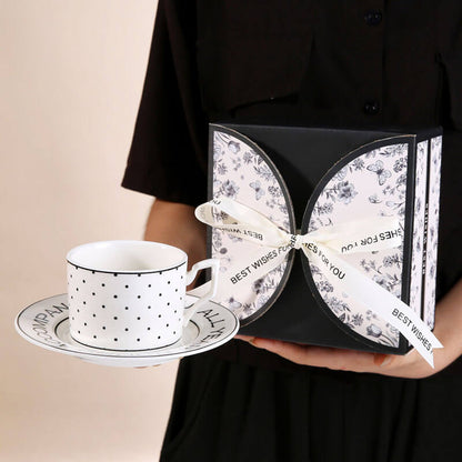 Fashion Coffee Cup And Saucer Set