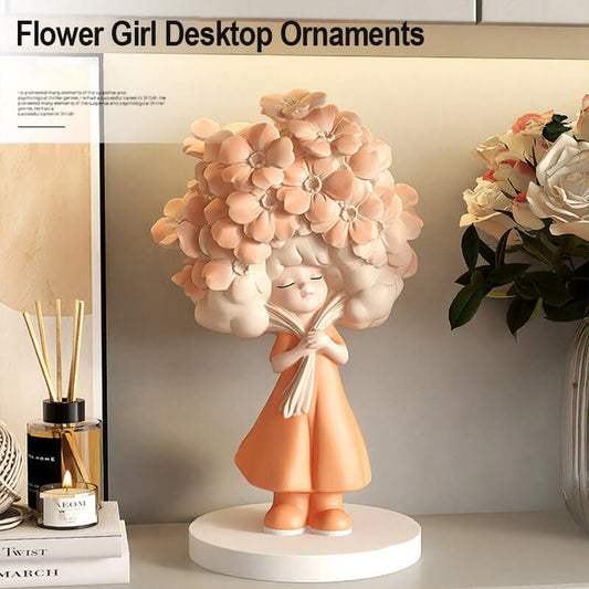 Flower Girl Desktop Ornaments