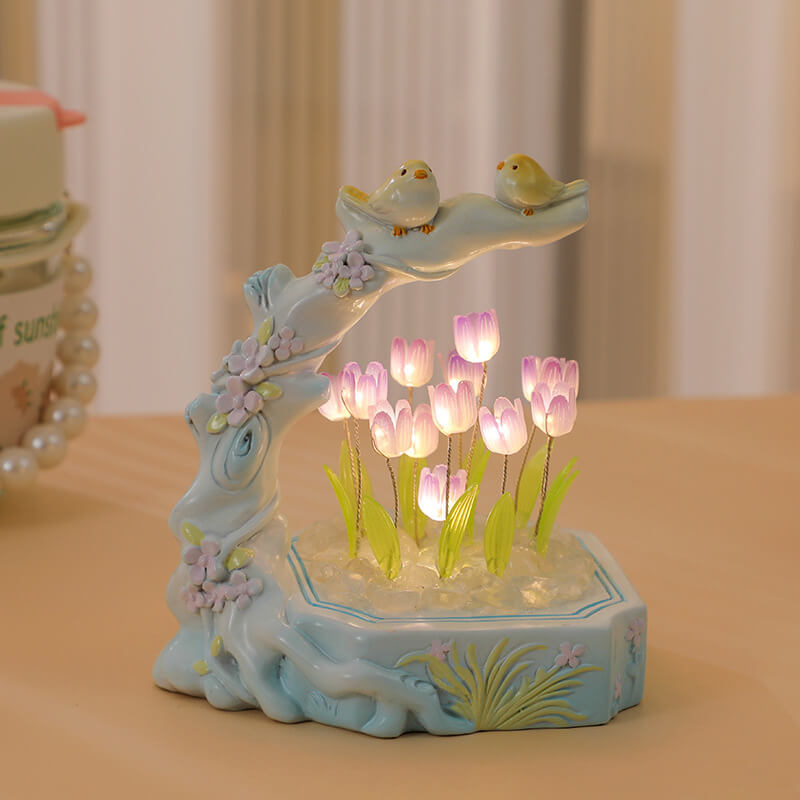 Flower&Bird Tulip Night Light