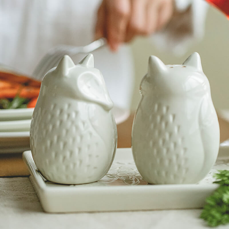 Fox Ceramic Pepper Shaker