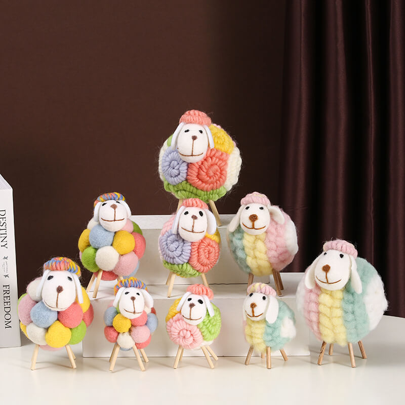 Fun Plush Sheep Ornaments