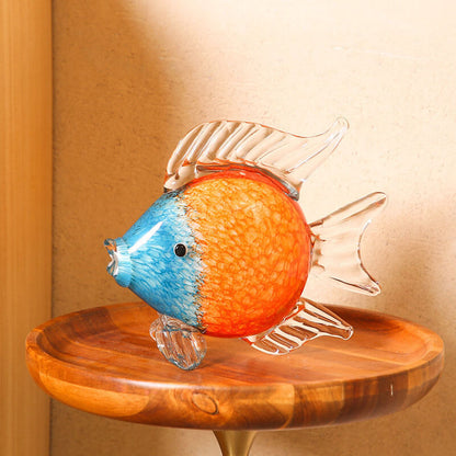 Glaze Colorful Fish Ornaments