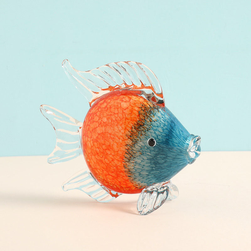 Glaze Colorful Fish Ornaments