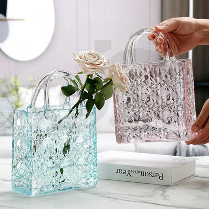 Handbag Glass Vase