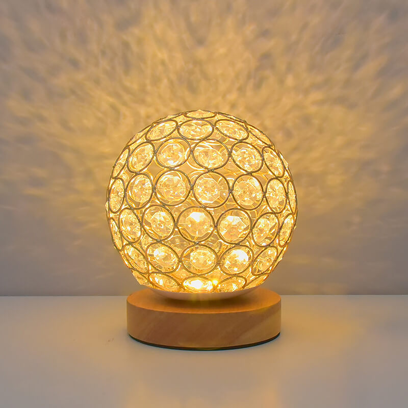 Hollow Crystal Desk Lamp