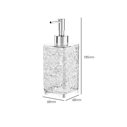 Ice Pattern Soap Dispenser Bottle