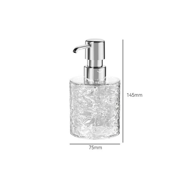 Ice Pattern Soap Dispenser Bottle