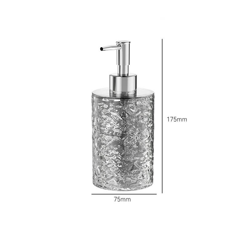 Ice Pattern Soap Dispenser Bottle