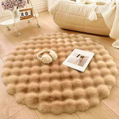 Imitation Rabbit Velvet Round Carpet