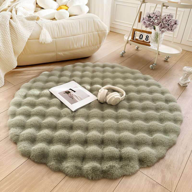 Imitation Rabbit Velvet Round Carpet