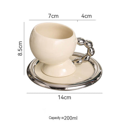 Light Luxury Ceramic Coffee Cup