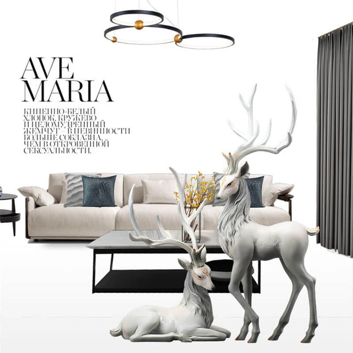 MOREUSHOP | Light Luxury Elk Home Decoration – Moreushop®