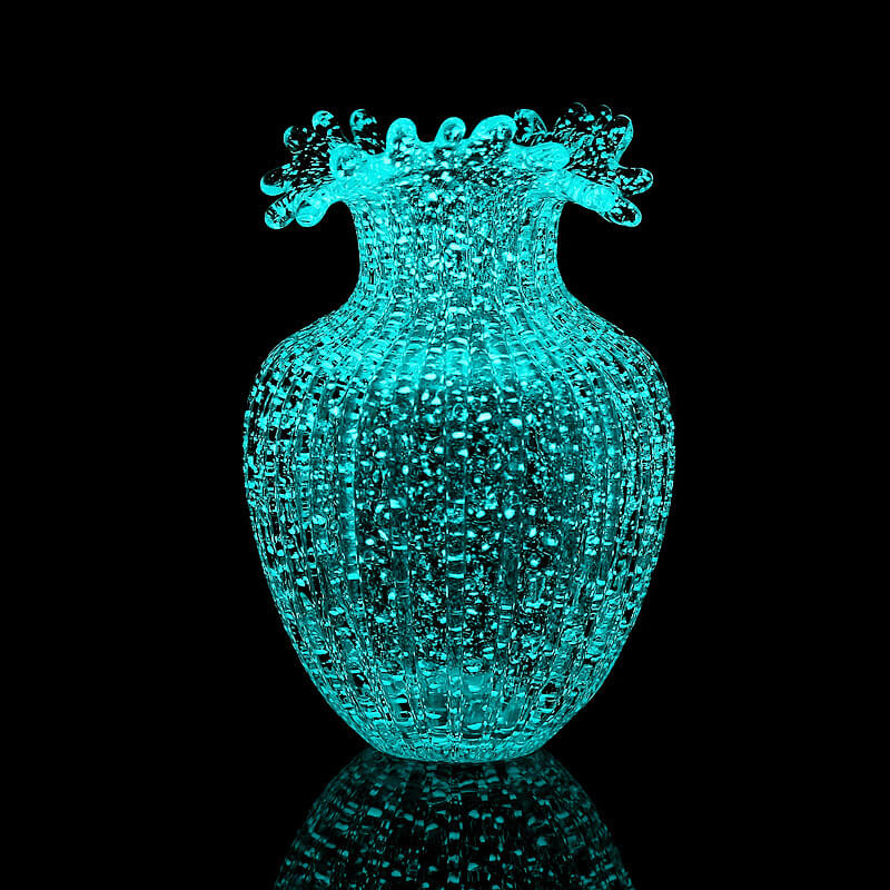 Luminous Glass Vase