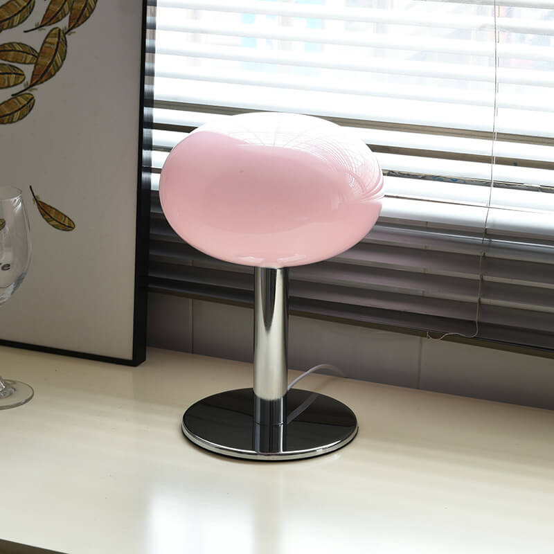 Macaron Colored Glass Table Lamp