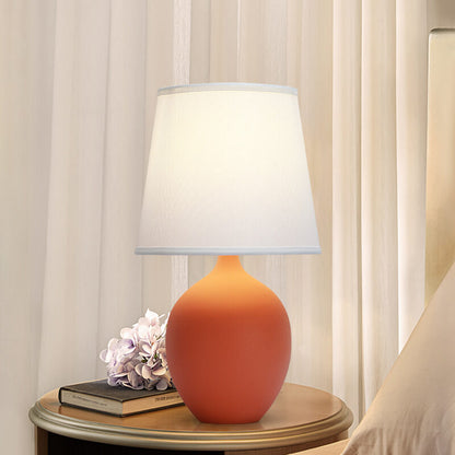 Macaron Simple Ceramic Desk Lamp