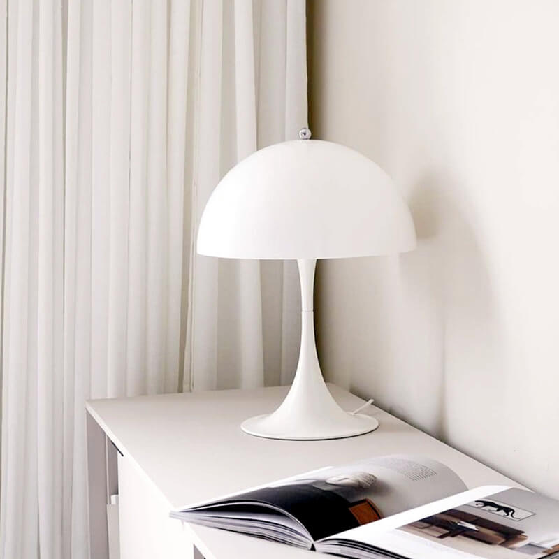 Romantic White Mushroom Table Lamp