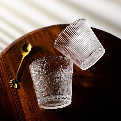 Glacial Textured Whiskey Glass