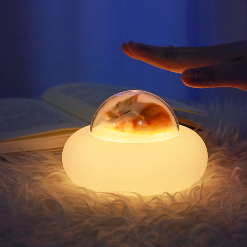 Pet Spaceship Silicone Lamp