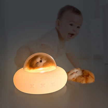 Pet Spaceship Silicone Lamp