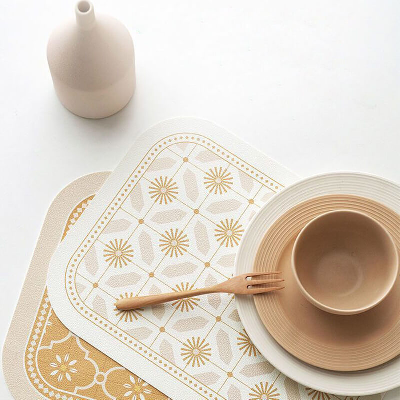 Printed Leather Placemat